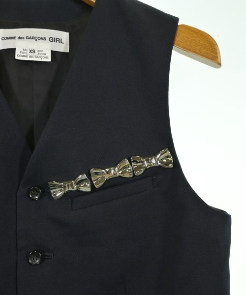 COMME des GARCONS GIRL（コムデギャルソンガール）ベスト 黒 サイズ:XS レディース/2200710382108