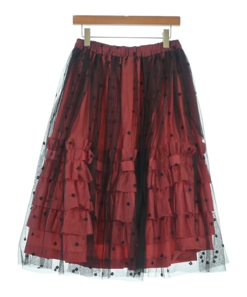 COMME des GARCONS GIRL（コムデギャルソンガール）ロング・マキシ丈スカート 赤 サイズ:-(M位) レディース/2200665713026