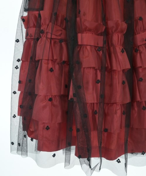 COMME des GARCONS GIRL（コムデギャルソンガール）ロング・マキシ丈スカート 赤 サイズ:-(M位) レディース/2200665713026