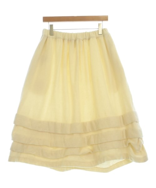 COMME des GARCONS GIRL（コムデギャルソンガール）ひざ丈スカート 白 サイズ:S レディース/2200666313041