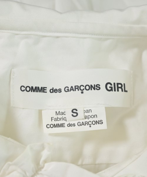 COMME des GARCONS GIRL（コムデギャルソンガール）ブラウス 白 サイズ:S レディース/2200667069060