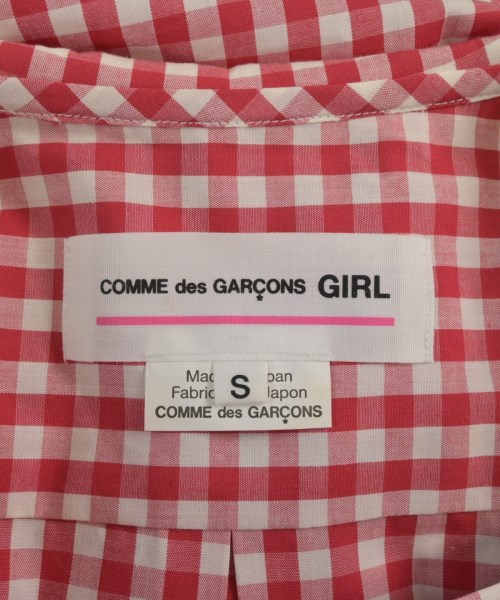 COMME des GARCONS GIRL（コムデギャルソンガール）カジュアルシャツ 赤 サイズ:S レディース/2200667069077