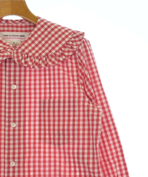 COMME des GARCONS GIRL（コムデギャルソンガール）カジュアルシャツ 赤 サイズ:S レディース/2200667069077