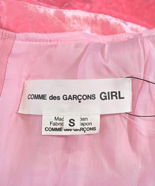 COMME des GARCONS GIRL（コムデギャルソンガール）ワンピース ピンク サイズ:S レディース/2200667347090