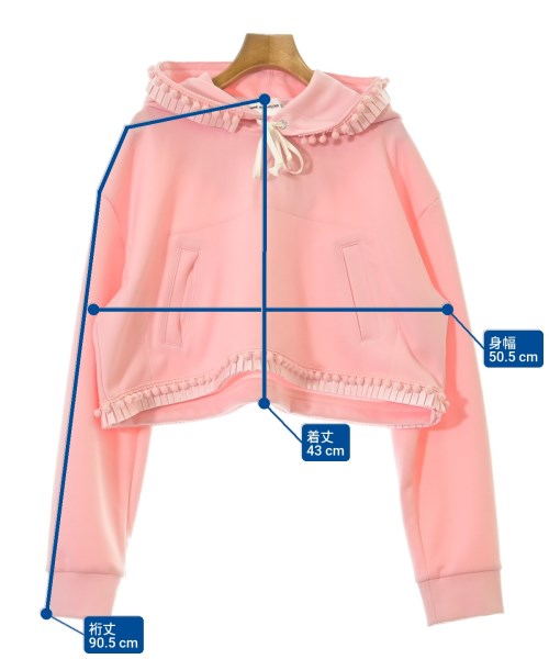 COMME des GARCONS GIRL（コムデギャルソンガール）パーカー ピンク サイズ:XS レディース/2200669388039