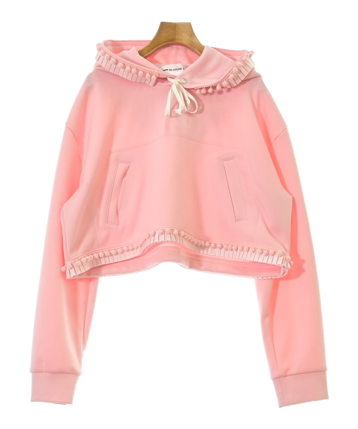 コムデギャルソンガール パーカー サイズXS COMME des GARCONS GIRL（コムデギャルソンガール）パーカー ピンク