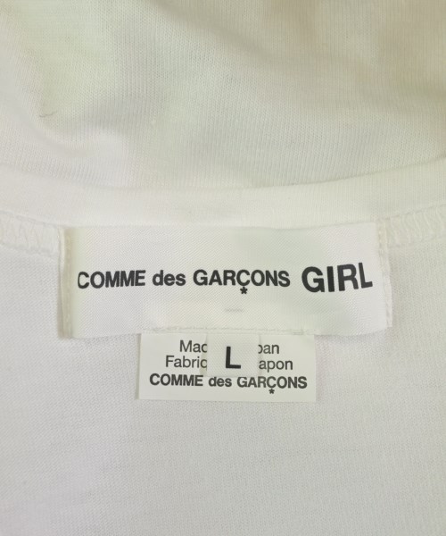 COMME des GARCONS GIRL（コムデギャルソンガール）Tシャツ・カットソー 白 サイズ:L レディース/2200667706040