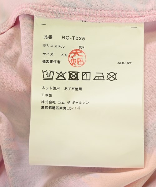 COMME des GARCONS COMME des GARCONS（コムデギャルソンコムデギャルソン）Tシャツ・カットソー ピンク サイズ:XS レディース/2200669978070