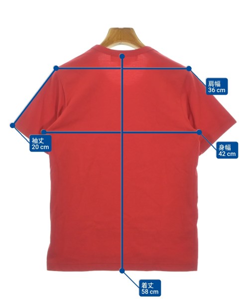 COMME des GARCONS GIRL（コムデギャルソンガール）Tシャツ・カットソー 赤 サイズ:M レディース/2200671049010