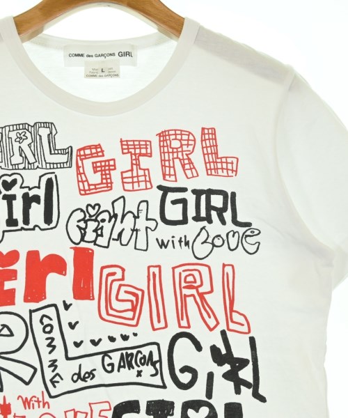 COMME des GARCONS GIRL（コムデギャルソンガール）Tシャツ・カットソー 白 サイズ:L レディース/2200731126033