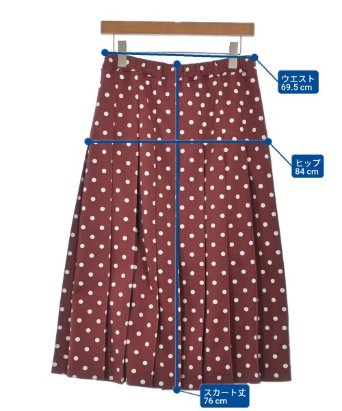 COMME des GARCONS GIRL（コムデギャルソンガール）ロング・マキシ丈スカート 赤 サイズ:M レディース/2200731010097
