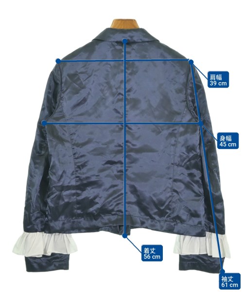 COMME des GARCONS GIRL（コムデギャルソンガール）カジュアルジャケット 紺 サイズ:M レディース/2200735778023