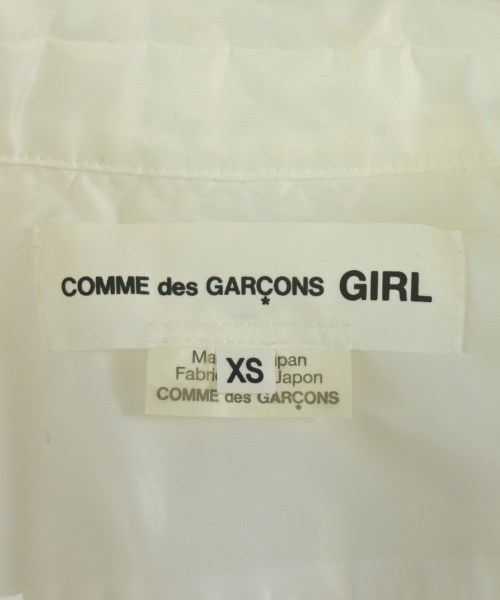 COMME des GARCONS GIRL（コムデギャルソンガール）カジュアルシャツ 白 サイズ:XS レディース/2200717225033
