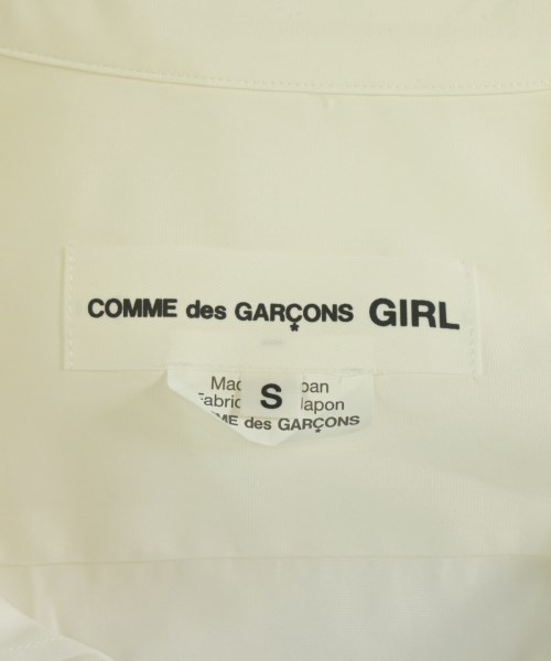 COMME des GARCONS GIRL（コムデギャルソンガール）ブラウス 白 サイズ:S レディース/2200717225040