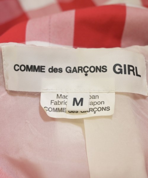 COMME des GARCONS GIRL（コムデギャルソンガール）カジュアルジャケット 赤 サイズ:M レディース/2200721423012