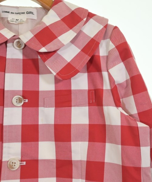 COMME des GARCONS GIRL（コムデギャルソンガール）カジュアルジャケット 赤 サイズ:M レディース/2200721423012