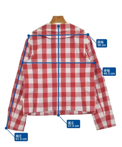 COMME des GARCONS GIRL（コムデギャルソンガール）カジュアルジャケット 赤 サイズ:M レディース/2200721423012