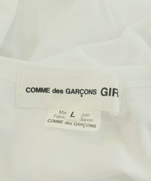 COMME des GARCONS GIRL（コムデギャルソンガール）Tシャツ・カットソー 白 サイズ:L レディース/2200721423050
