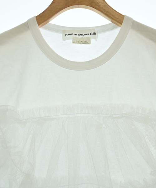 COMME des GARCONS GIRL（コムデギャルソンガール）Tシャツ・カットソー 白 サイズ:L レディース/2200721423050