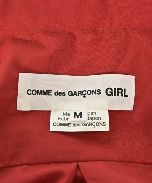 COMME des GARCONS GIRL（コムデギャルソンガール）カジュアルシャツ 赤 サイズ:M レディース/2200721423067