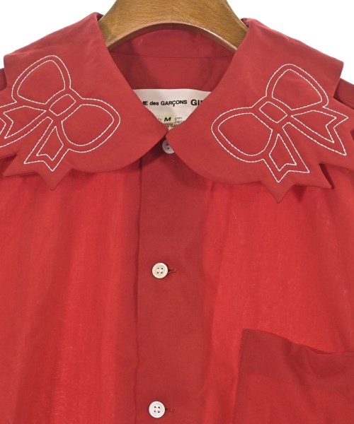 COMME des GARCONS GIRL（コムデギャルソンガール）カジュアルシャツ 赤 サイズ:M レディース/2200721423067
