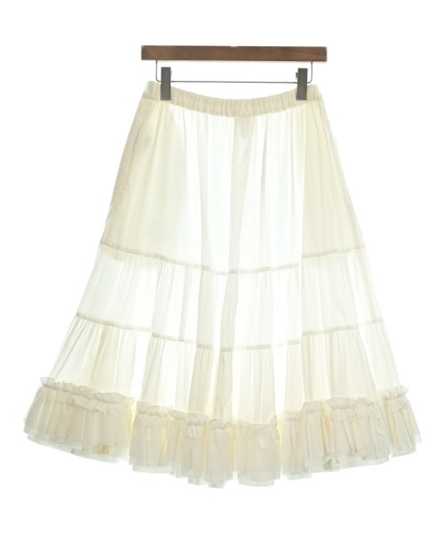 COMME des GARCONS GIRL（コムデギャルソンガール）ロング・マキシ丈スカート 白 サイズ:S レディース/2200728054028