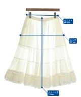 COMME des GARCONS GIRL（コムデギャルソンガール）ロング・マキシ丈スカート 白 サイズ:S レディース/2200728054028
