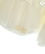 COMME des GARCONS GIRL（コムデギャルソンガール）ロング・マキシ丈スカート 白 サイズ:S レディース/2200728054028