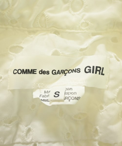 COMME des GARCONS GIRL（コムデギャルソンガール）カジュアルシャツ 白 サイズ:S レディース/2200729139021