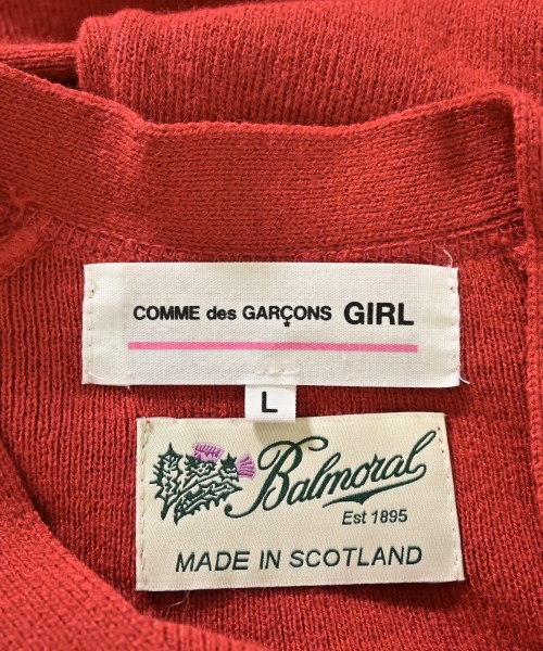 COMME des GARCONS GIRL（コムデギャルソンガール）カーディガン 赤 サイズ:L レディース/2200683182019