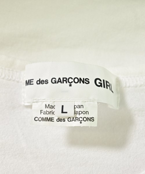 COMME des GARCONS GIRL（コムデギャルソンガール）Tシャツ・カットソー 白 サイズ:L レディース/2200683182026