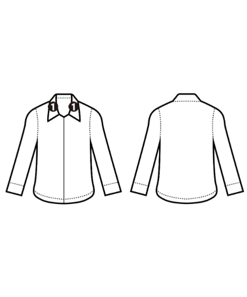 COMME des GARCONS GIRL（コムデギャルソンガール）ブラウス 白 サイズ:XS レディース/2200683182033