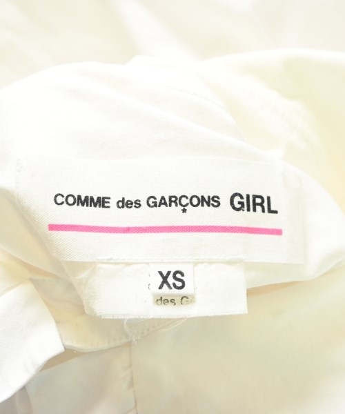 COMME des GARCONS GIRL（コムデギャルソンガール）ブラウス 白 サイズ:XS レディース/2200683182033