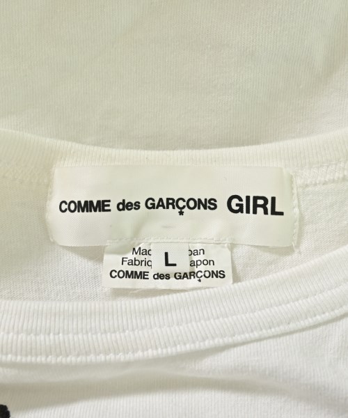 COMME des GARCONS GIRL（コムデギャルソンガール）Tシャツ・カットソー 白 サイズ:L レディース/2200683182064