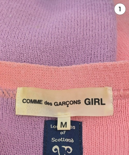 COMME des GARCONS GIRL（コムデギャルソンガール）カーディガン ピンク サイズ:M レディース/2200684702018