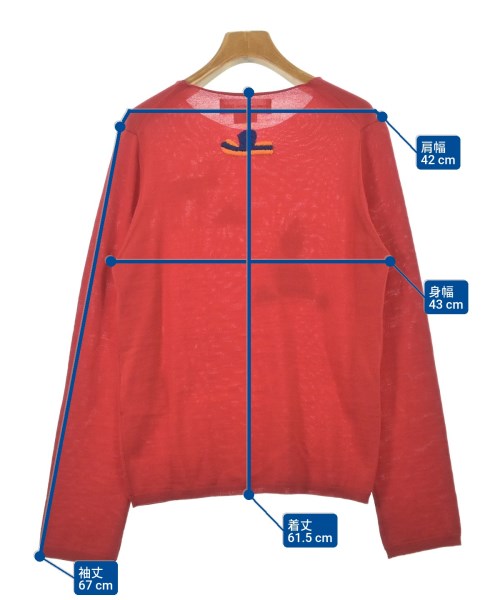 COMME des GARCONS GIRL（コムデギャルソンガール）ニット・セーター 赤 サイズ:L レディース/2200684702025