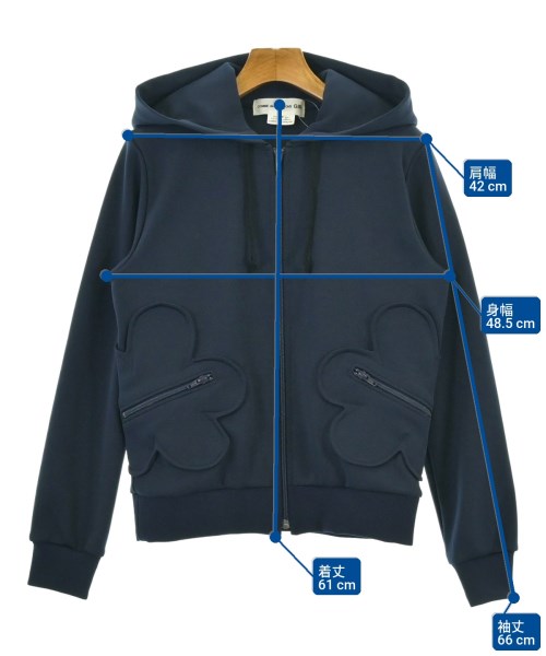 COMME des GARCONS GIRL（コムデギャルソンガール）パーカー 紺 サイズ:M レディース/2200686617013