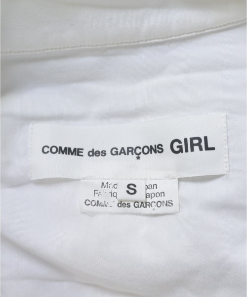 COMME des GARCONS GIRL（コムデギャルソンガール）シャツワンピース 白 サイズ:S レディース/2200688501020