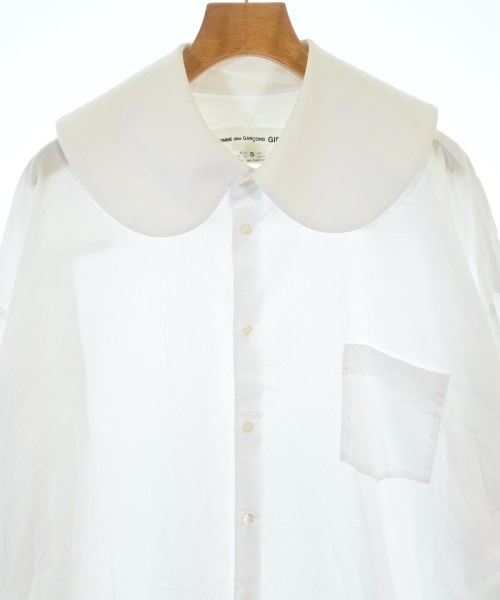 COMME des GARCONS GIRL（コムデギャルソンガール）シャツワンピース 白 サイズ:S レディース/2200688501020