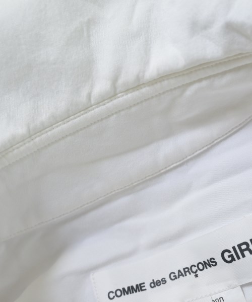 COMME des GARCONS GIRL（コムデギャルソンガール）シャツワンピース 白 サイズ:S レディース/2200688501020