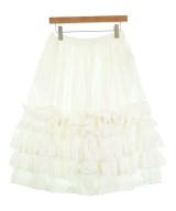 COMME des GARCONS GIRL（コムデギャルソンガール）ひざ丈スカート 白 サイズ:S レディース/2200688501044