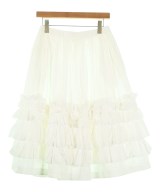 COMME des GARCONS GIRL（コムデギャルソンガール）ひざ丈スカート 白 サイズ:S レディース/2200688501044