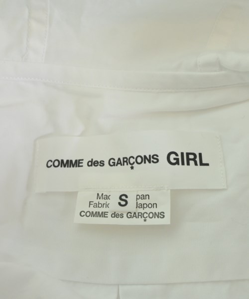 COMME des GARCONS GIRL（コムデギャルソンガール）カジュアルシャツ 白 サイズ:S レディース/2200684559032