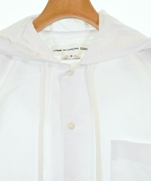 COMME des GARCONS GIRL（コムデギャルソンガール）カジュアルシャツ 白 サイズ:S レディース/2200684559032