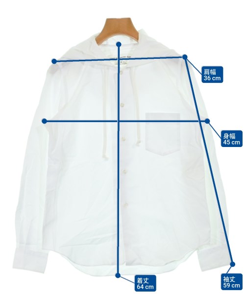 COMME des GARCONS GIRL（コムデギャルソンガール）カジュアルシャツ 白 サイズ:S レディース/2200684559032