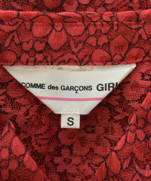 COMME des GARCONS GIRL（コムデギャルソンガール）ブラウス 赤 サイズ:S レディース/2200684551043