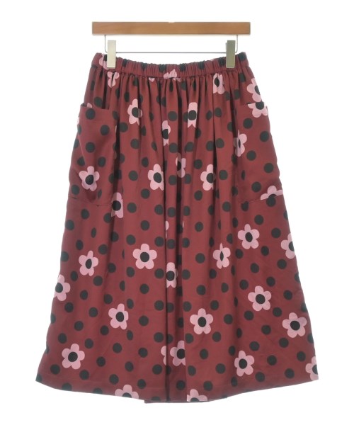 COMME des GARCONS GIRL(コムデギャルソンガール)ロング・マキシ丈スカート 赤 サイズ:M/2200691713106
