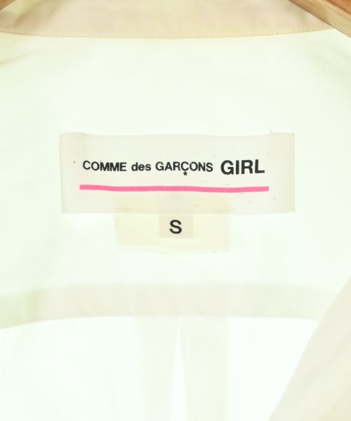 COMME des GARCONS GIRL（コムデギャルソンガール）カジュアルシャツ 白 サイズ:S レディース/2200692000090