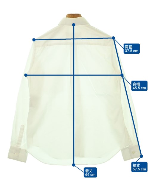 COMME des GARCONS GIRL（コムデギャルソンガール）カジュアルシャツ 白 サイズ:S レディース/2200692000090