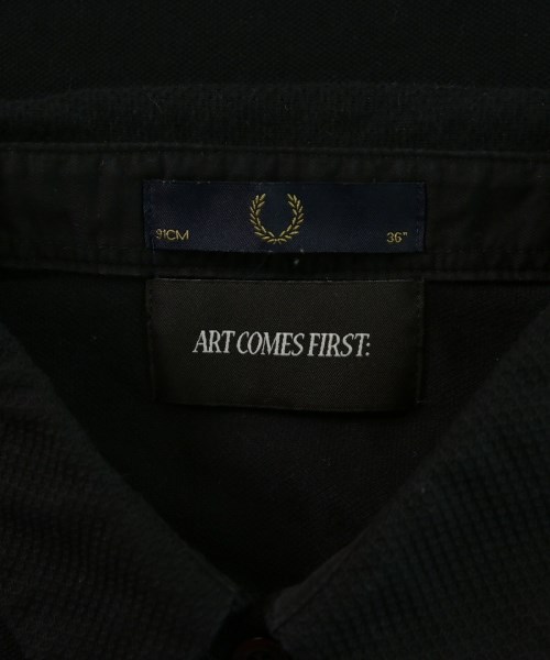 ART COMES FIRST（アート　カムズ　ファースト）ポロシャツ 黒 サイズ:36(S位) メンズ/2200654684078